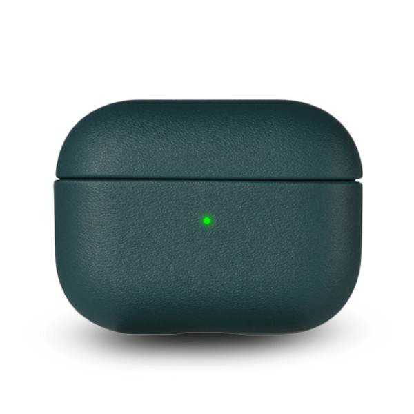 מגן סיליקון קשה דמוי עור לאיירפודס 4 - כחול כהה