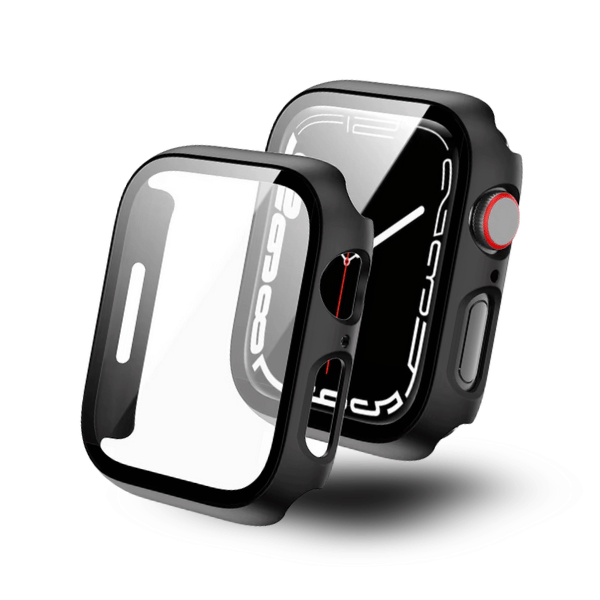 מגן מסך לכל הכיוונים לאפל ווטש 45 מ"מ - שחור