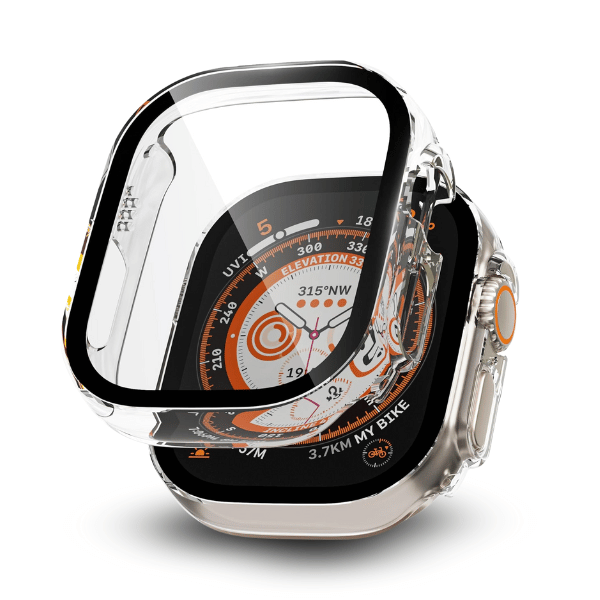 מגן לאפל ווטש אולטרה 49mm כיסוי זכוכית מלא  - Clear