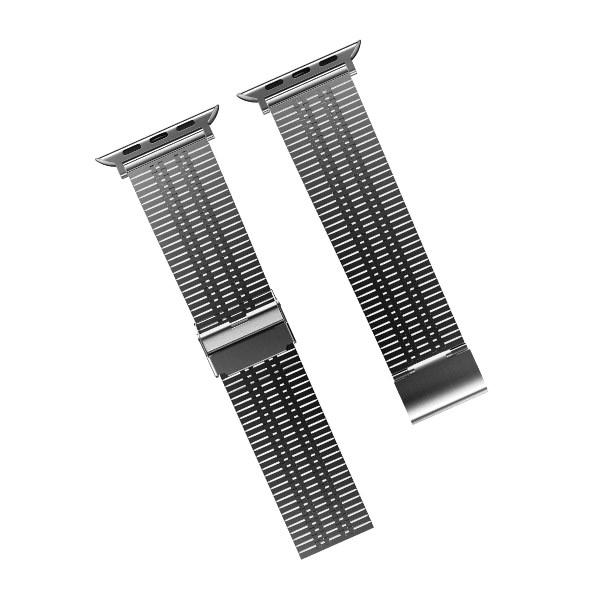 Five link mesh Milanese Series Apple Watch band 38/40/41mm Ozzie -Silver