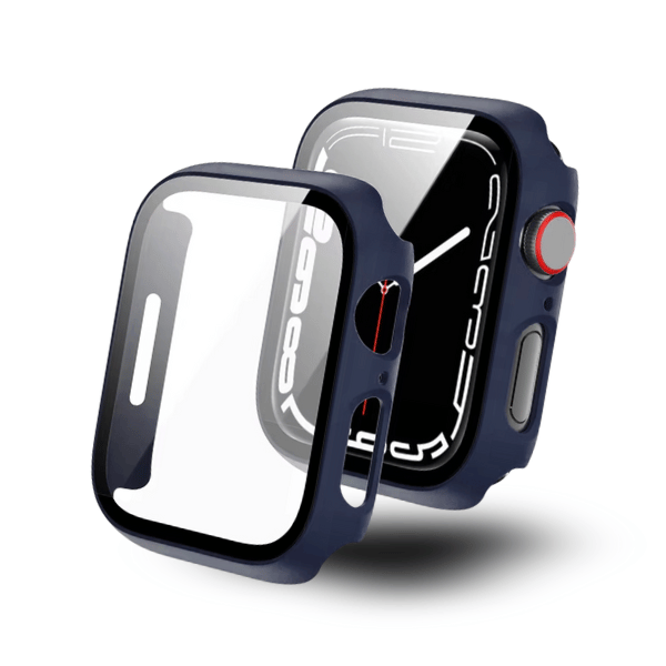 מגן מסך לכל הכיוונים עבור Apple Watch 45mm - כחול