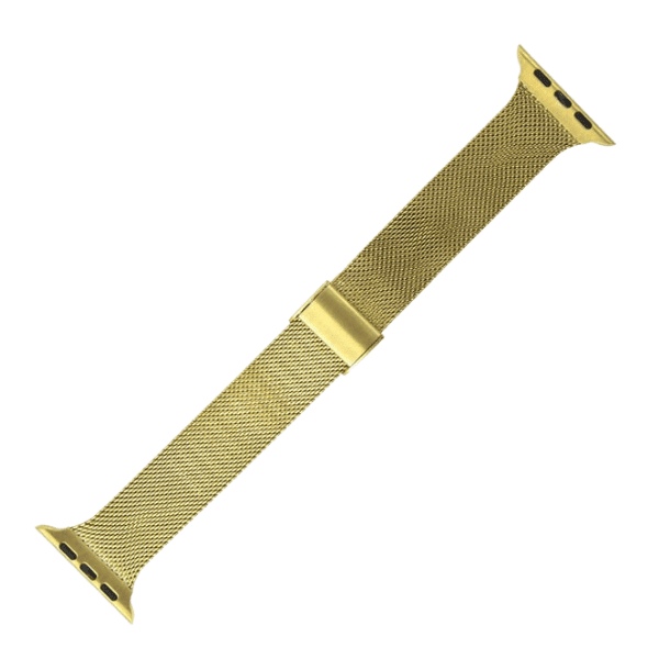 Milanese Slim Stainless Steel Band Buckle Series Apple Watch Zarina 42/44/45/49mm -Gold