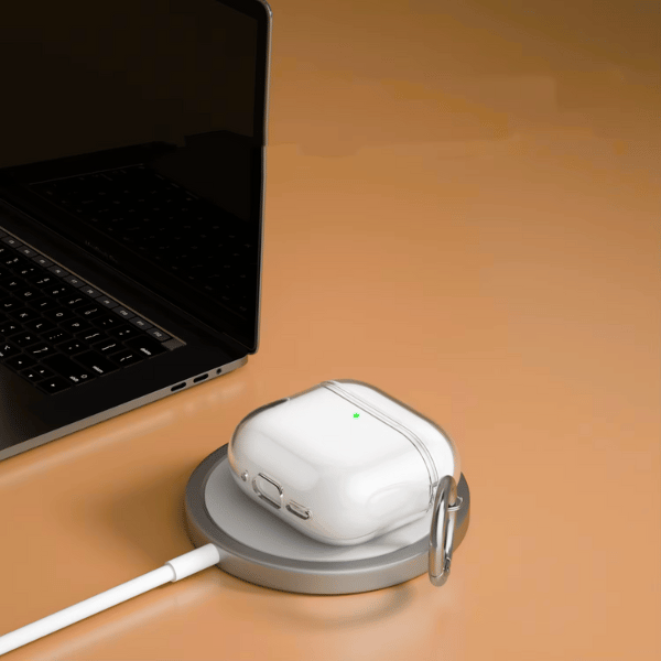 מארז קשה שקוף פרימיום עבור AirPods 4 - שקוף