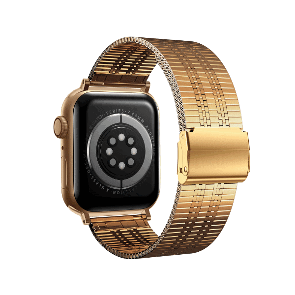 Five link mesh Milanese Series Apple Watch band 38/40/41mm Ozzie -Rose Gold