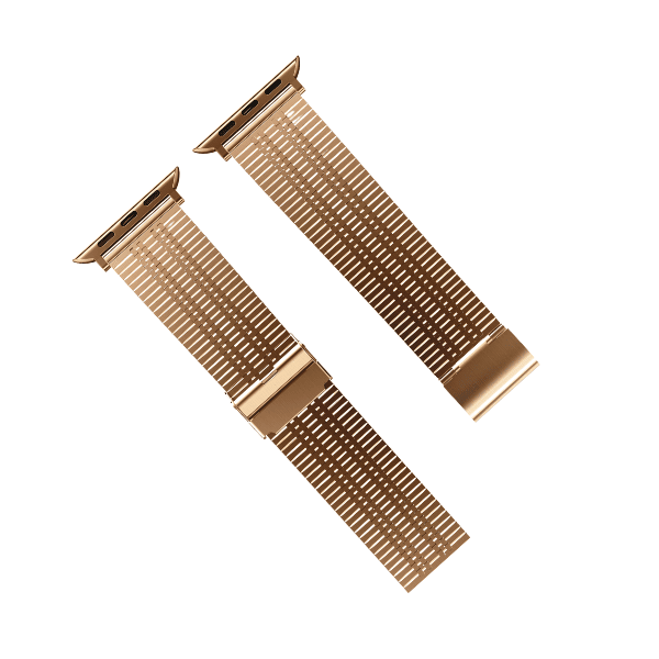 Five link mesh Milanese Series Apple Watch band 38/40/41mm Ozzie -Rose Gold