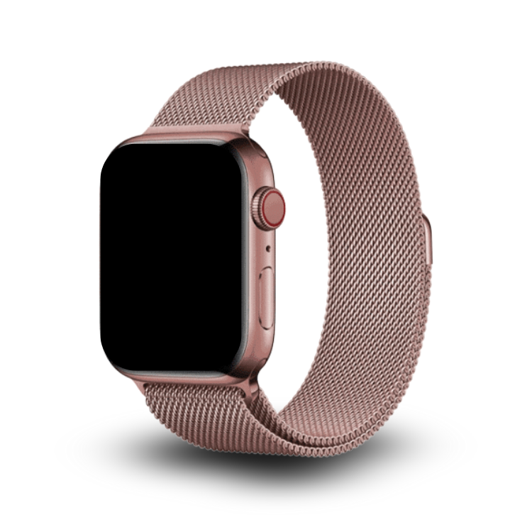 רצועה לאפל ווטש 44/45/46/49mm ברזל מגנט -Pink