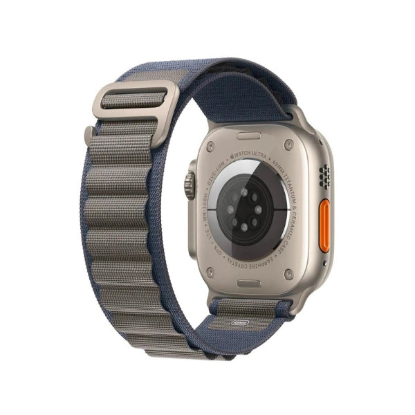 רצועת ספורט ניילון ארוגה Alpine Loop לאפל ווטש 44/45/46/49 מ"מ כחול צייד