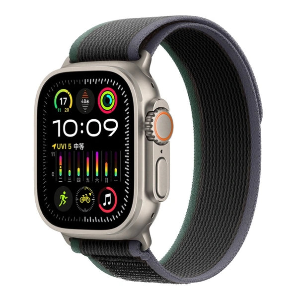 רצועת בד Trail Loop עבור Apple Watch 44/45/46/49 מ"מ פרוותית - ירוק