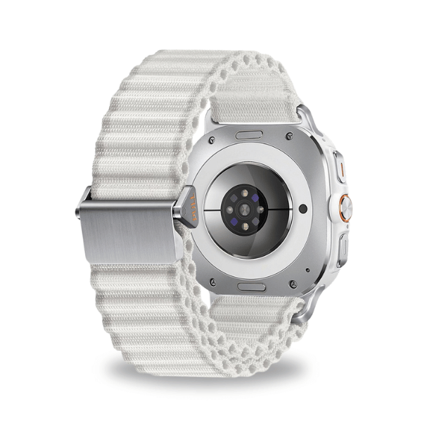 רצועה לשעון סמסונג גלקסי ווטש אולטרה ניילון שטח -White