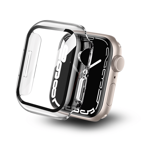 מגן מסך לכל הכיוונים עבור Apple Watch 45mm - שקוף