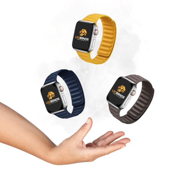 fine woven apple watch bands Magnetic link nylon -Olympia