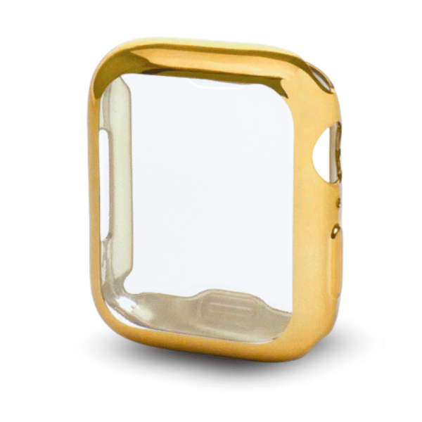 Full Case TPU Protector for Apple Watch 45mm -Gold