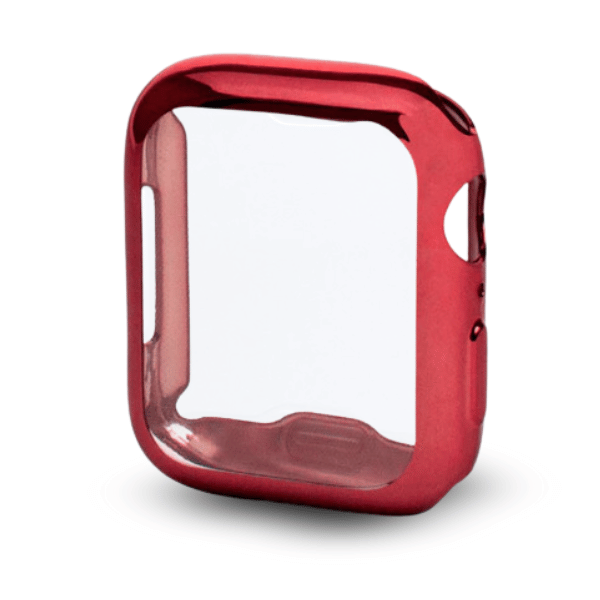 Full Case TPU Protector for Apple Watch 45mm -Red