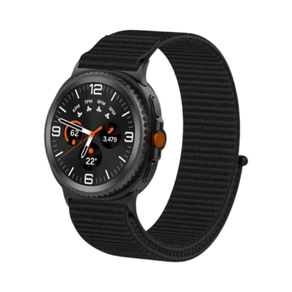 רצועת ניילון לשעוני גלקסי ווטש 8 Woven Nylon צבע -Balck