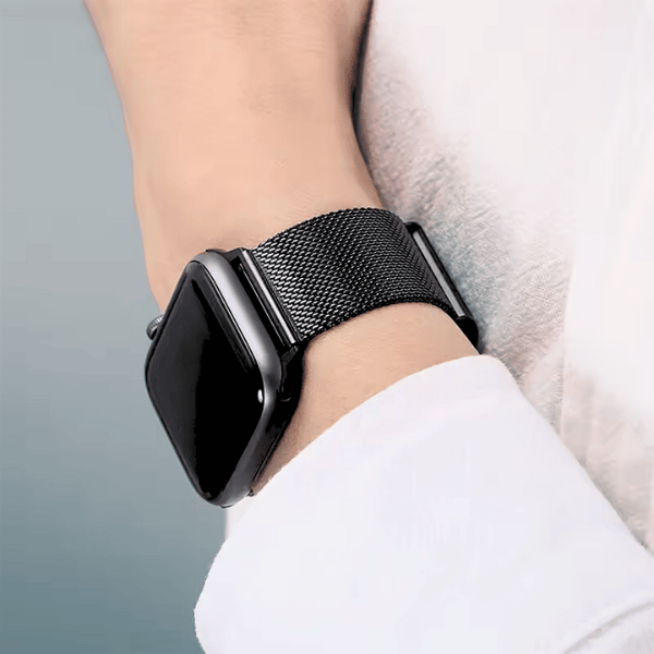 Milanese Stainless Steel Buckle Series Apple Watch band 42/44/45/49mm Kumar -Pink