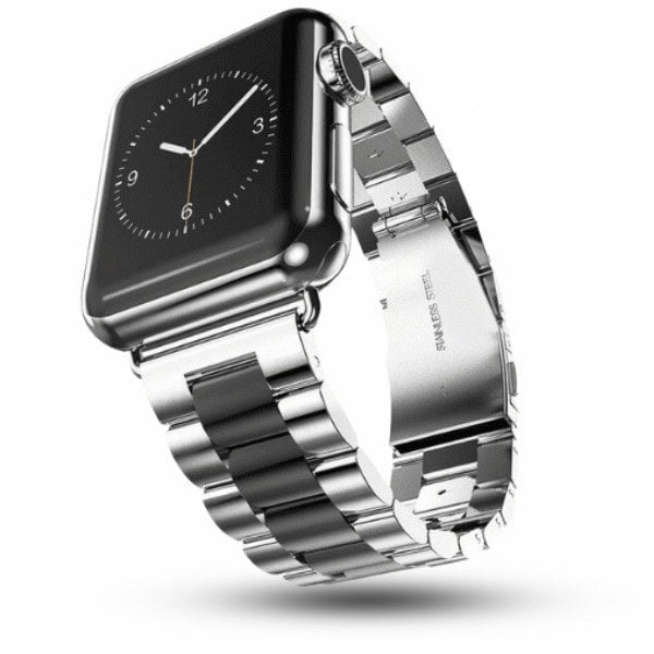 Stainless Steel Series Apple Watch 40/41/42mm Band Lexie -Silver Black