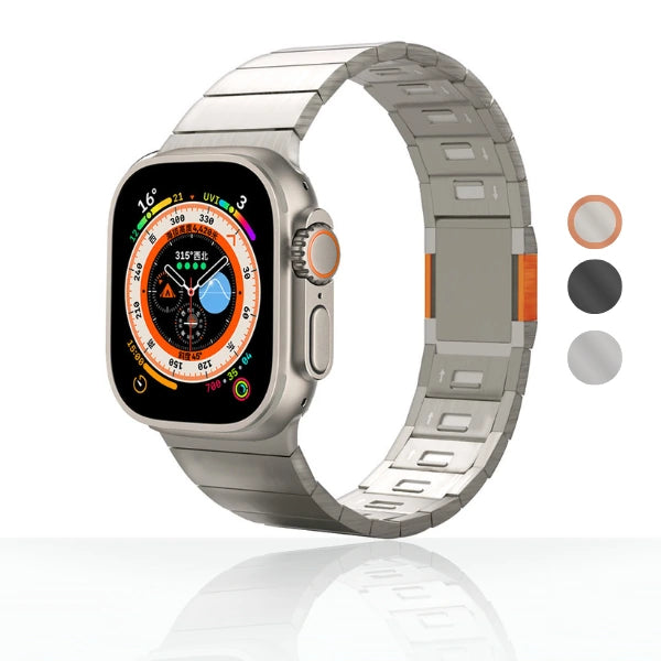 316L Stainless Steel Titanium Color Watch Bands Bracelet link-Uru