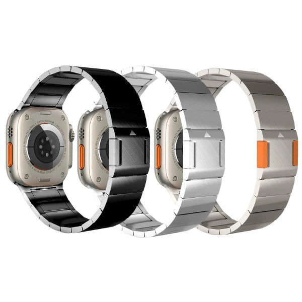 316L Stainless Steel Titanium Color Watch Bands Bracelet link-Uru