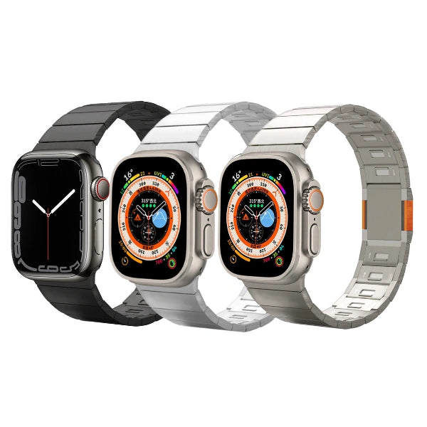 316L Stainless Steel Titanium Color Watch Bands Bracelet link-Uru