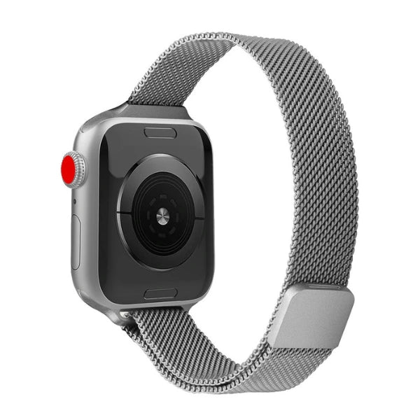 Milanese Slim Stainless Steel Band Magnet Series Apple Watch-Sarafina