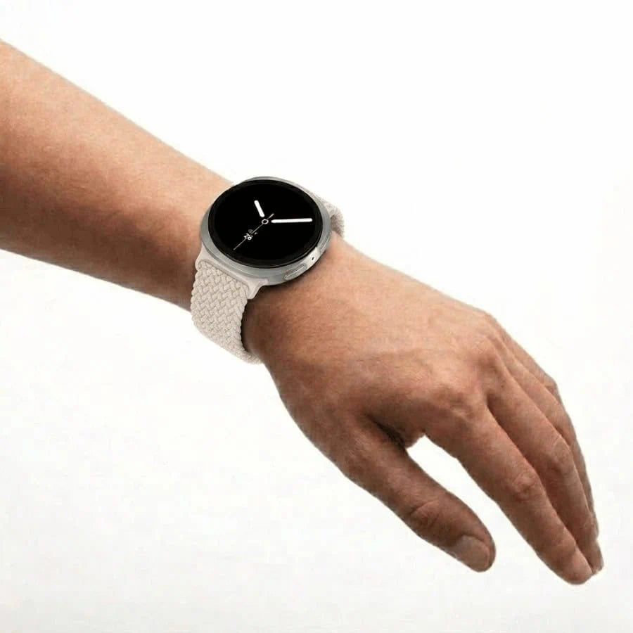 רצועה לסמסונג Galaxy Watch 8 מגנטית Loop ניילון חבל Starlight- WB06  