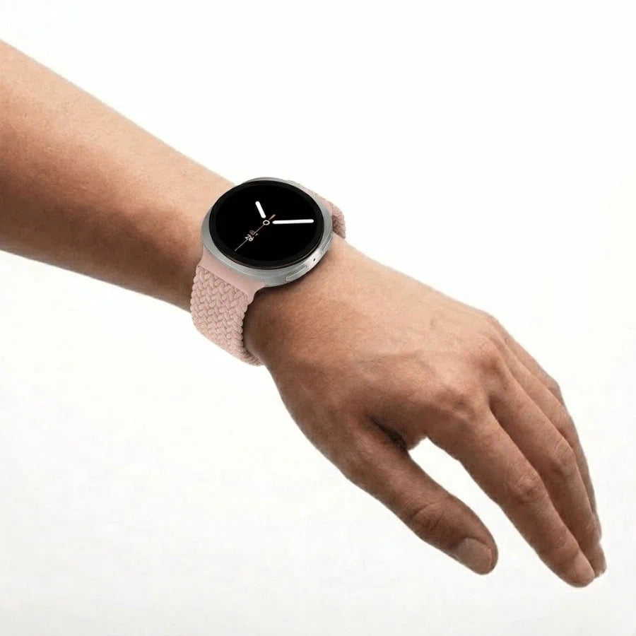 רצועה לסמסונג Galaxy Watch 8 מגנטית Loop ניילון חבל Pink- WB06 