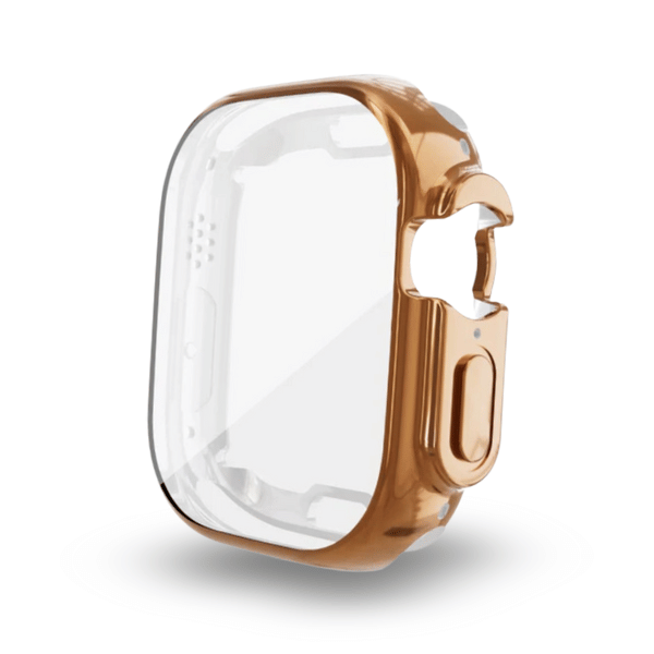 מגן TPU מלא עבור Apple Watch Ultra 49mm - זהב ורוד