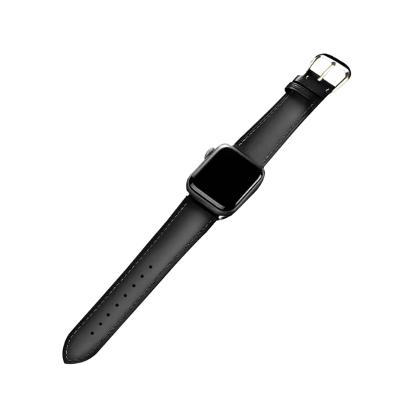 רצועה לאפל ווטש 40/41/42mm עור קלאסי צבע -Black