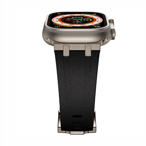 Silicone Watch Band For Apple Watch AP Titanium Color buckle -Kopa