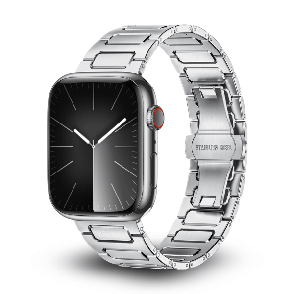 רצועה לאפל ווטש ברזל חוליות LEOBANDS Keith AW04